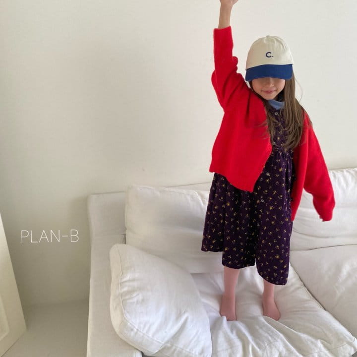PLAN B - Korean Children Fashion - #Kfashion4kids - Small Flower Collar One-piece - 5