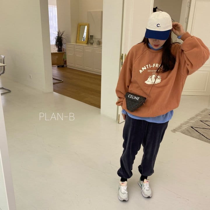 PLAN B - Korean Children Fashion - #Kfashion4kids - Mom Penguin Painting Sweatshirt - 4