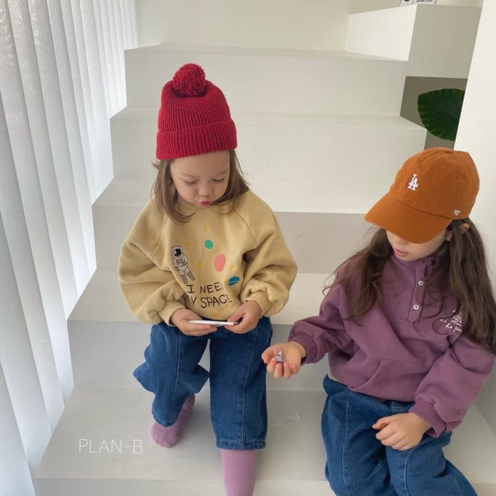 PLAN B - Korean Children Fashion - #Kfashion4kids - Popo Painting Half Open Sweatshirt - 4