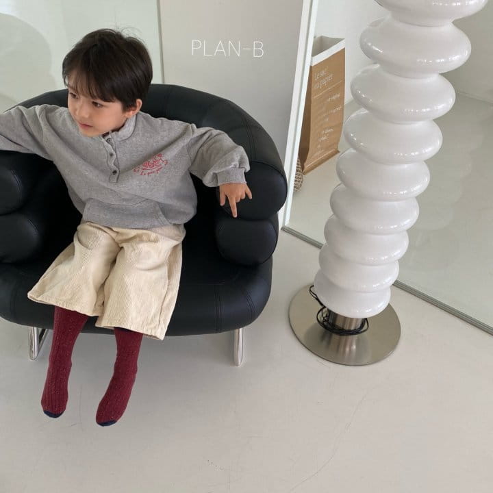 PLAN B - Korean Children Fashion - #Kfashion4kids - Popo Painting Half Open Sweatshirt - 8