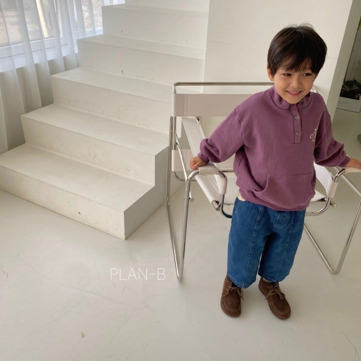 PLAN B - Korean Children Fashion - #Kfashion4kids - Popo Painting Half Open Sweatshirt - 9