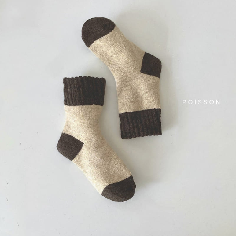 POISSON - Korean Children Fashion - #Kfashion4kids - Wool Socks [set of 3] - 2