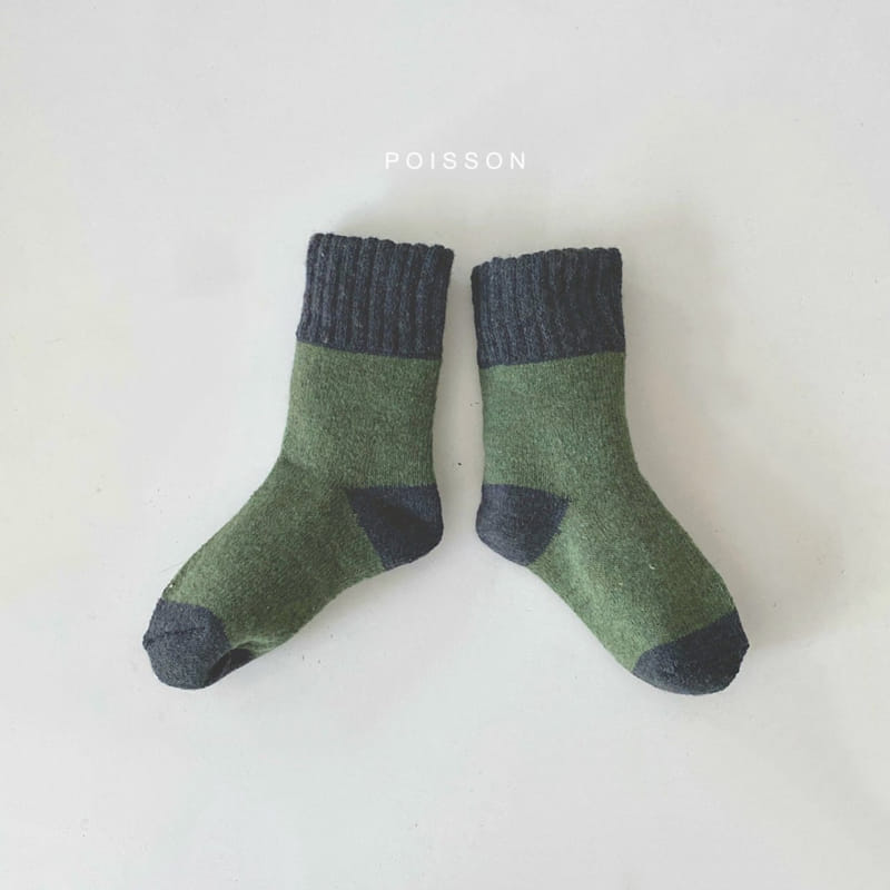 POISSON - Korean Children Fashion - #Kfashion4kids - Wool Socks [set of 3] - 3