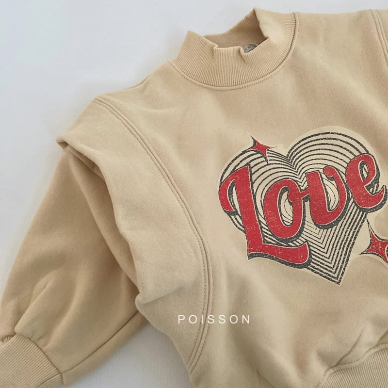 POISSON - Korean Children Fashion - #Kfashion4kids - Love Sweathsirt