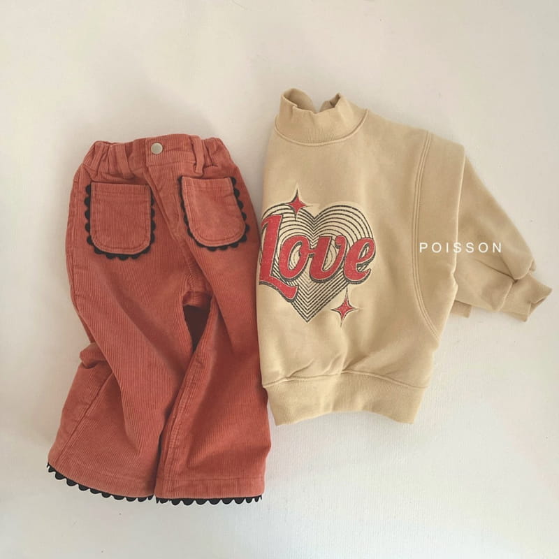 POISSON - Korean Children Fashion - #Kfashion4kids - Love Sweathsirt - 2