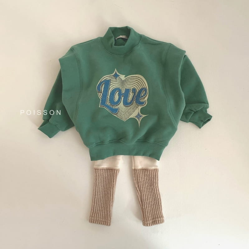 POISSON - Korean Children Fashion - #Kfashion4kids - Love Sweathsirt - 6