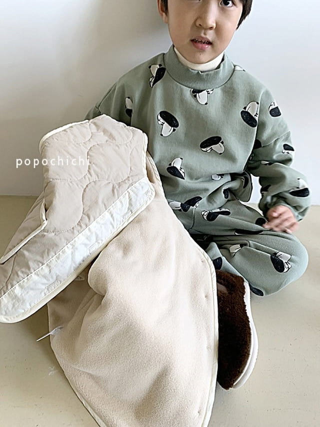 POPOCHICHI - Korean Children Fashion - #Kfashion4kids - Cartoon Dog Top Bottom Set - 3