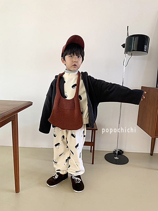 POPOCHICHI - Korean Children Fashion - #Kfashion4kids - Cartoon Dog Top Bottom Set - 8