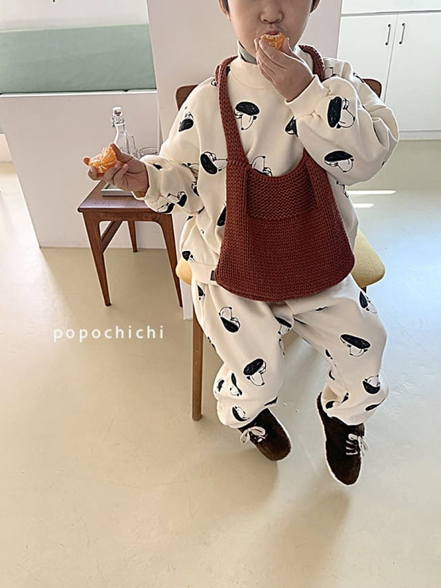 POPOCHICHI - Korean Children Fashion - #Kfashion4kids - Cartoon Dog Top Bottom Set - 9