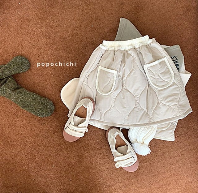 POPOCHICHI - Korean Children Fashion - #Kfashion4kids - Wave Quilting Skirt - 8