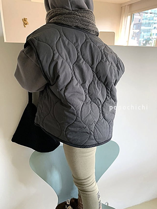 POPOCHICHI - Korean Children Fashion - #Kfashion4kids - Popochi Wave Quilitng Vest - 10