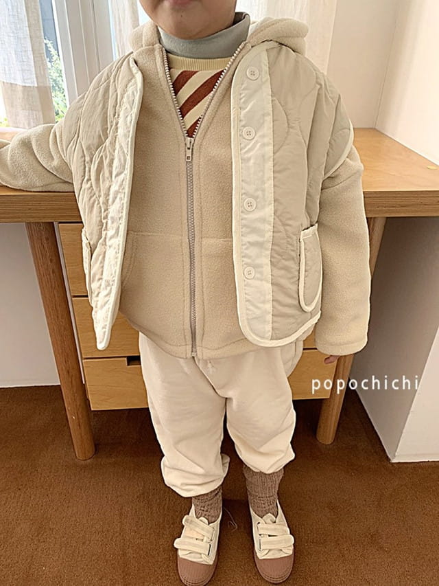 POPOCHICHI - Korean Children Fashion - #Kfashion4kids - Popochi Wave Quilitng Vest - 2