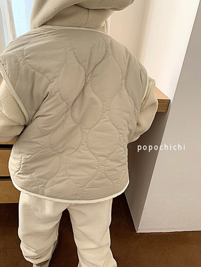 POPOCHICHI - Korean Children Fashion - #Kfashion4kids - Popochi Wave Quilitng Vest - 5