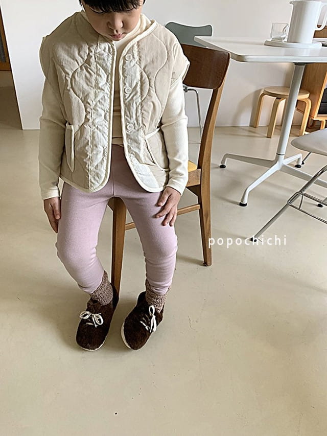 POPOCHICHI - Korean Children Fashion - #Kfashion4kids - Popochi Wave Quilitng Vest - 6