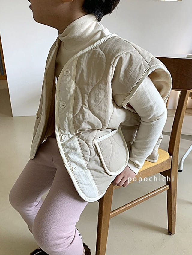 POPOCHICHI - Korean Children Fashion - #Kfashion4kids - Popochi Wave Quilitng Vest - 7