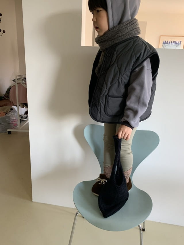 POPOCHICHI - Korean Children Fashion - #Kfashion4kids - Popochi Wave Quilitng Vest - 9