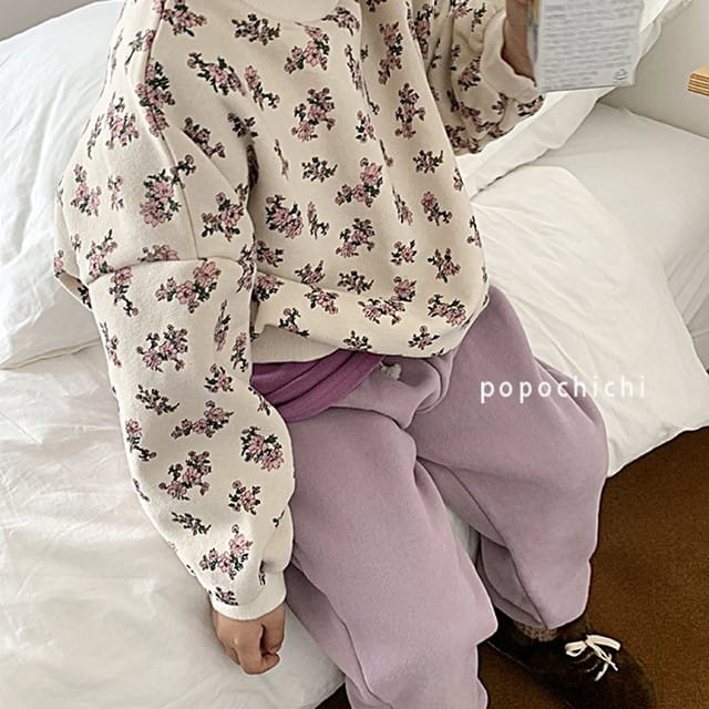 POPOCHICHI - Korean Children Fashion - #Kfashion4kids - Flower Sweatshirt - 2