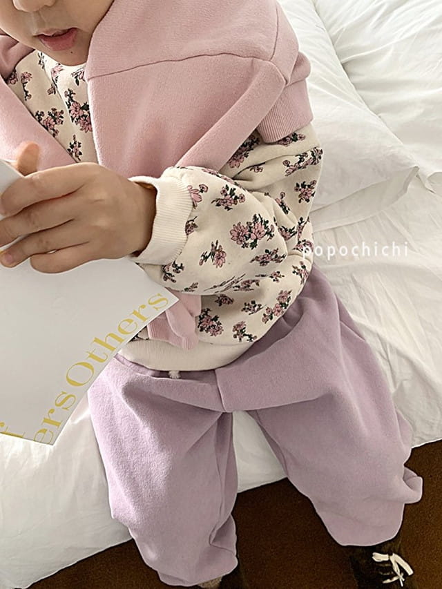 POPOCHICHI - Korean Children Fashion - #Kfashion4kids - Flower Sweatshirt - 5