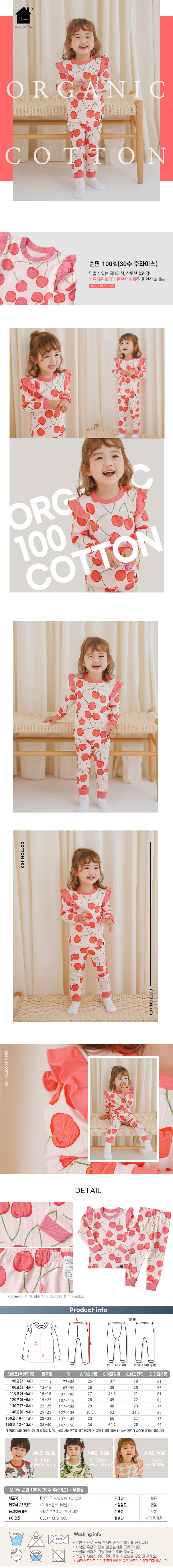 PUCO - Korean Children Fashion - #Kfashion4kids - Big Cherry Easywear