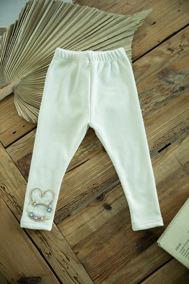 PUDDING - Korean Children Fashion - #Kfashion4kids - Rabbit Leggings - 4