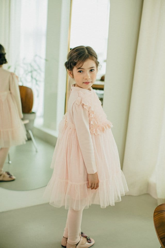 PUDDING - Korean Children Fashion - #Kfashion4kids - Rose One-piece - 3