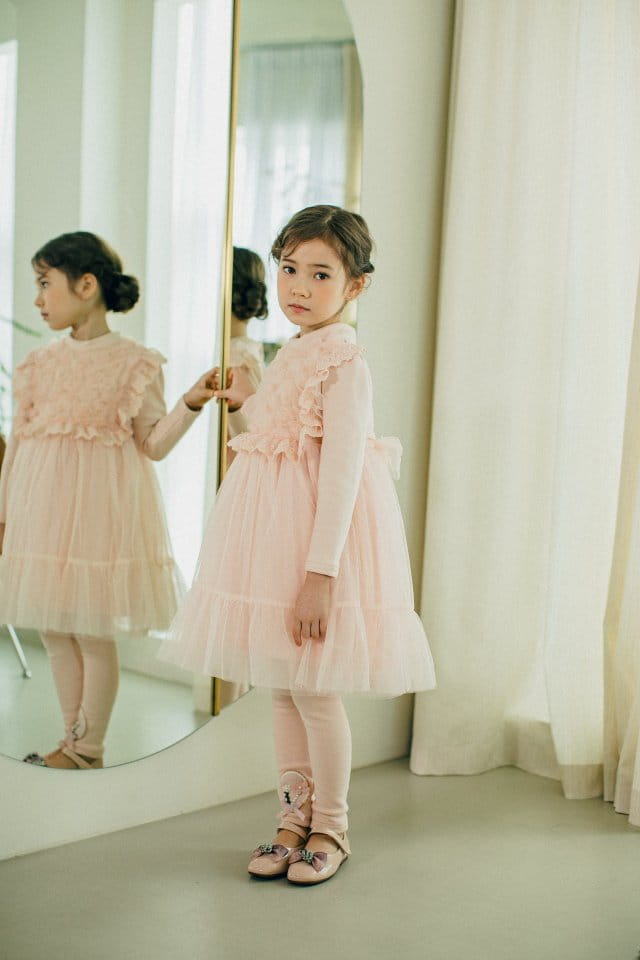 PUDDING - Korean Children Fashion - #Kfashion4kids - Rose One-piece - 4