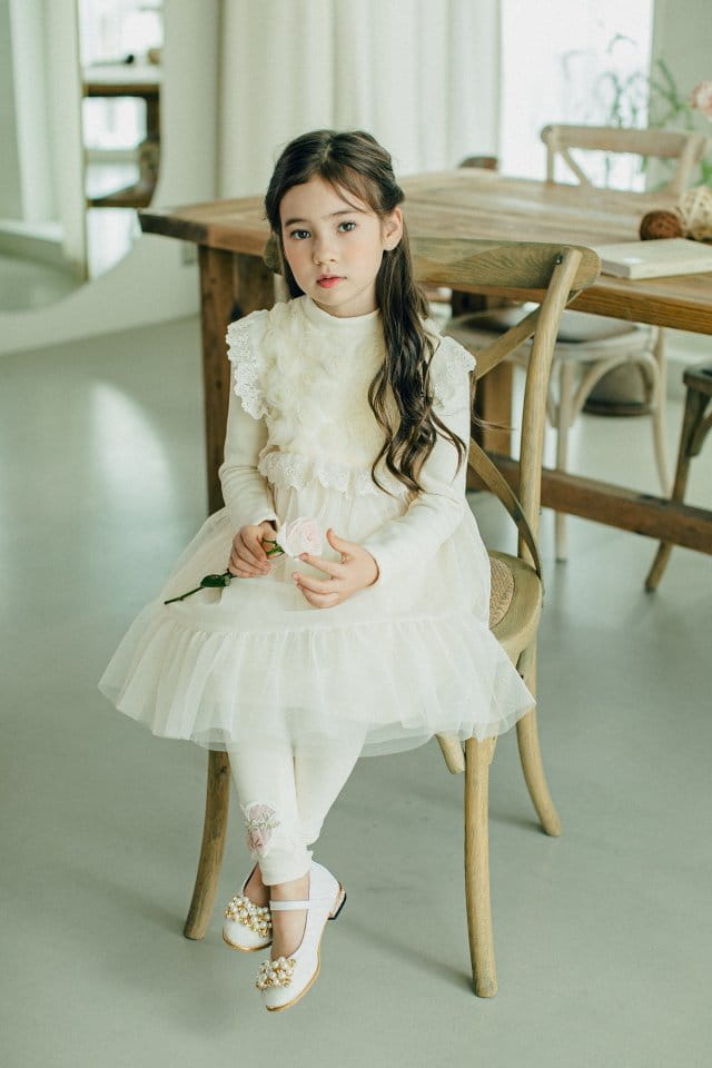 PUDDING - Korean Children Fashion - #Kfashion4kids - Rose One-piece - 5