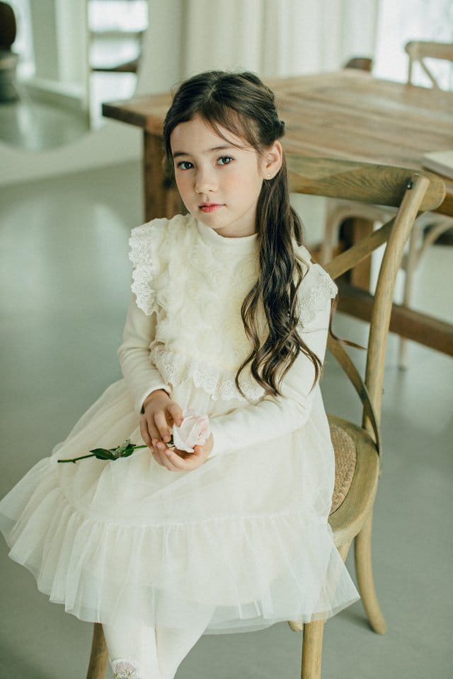 PUDDING - Korean Children Fashion - #Kfashion4kids - Rose One-piece - 6