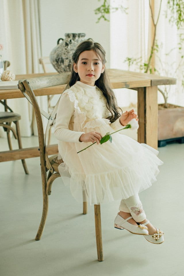 PUDDING - Korean Children Fashion - #Kfashion4kids - Rose One-piece - 7
