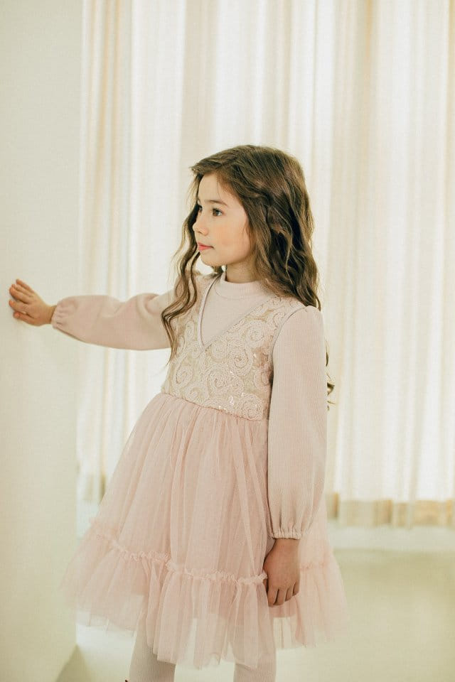 PUDDING - Korean Children Fashion - #Kfashion4kids - V Neck One-piece - 6