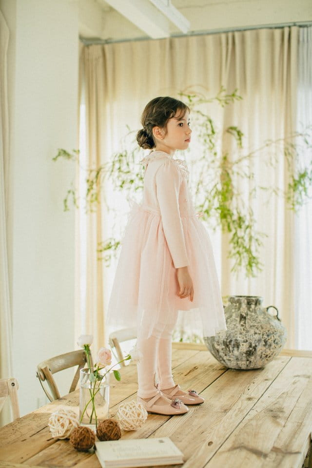 PUDDING - Korean Children Fashion - #Kfashion4kids - Pearl One-piece - 4