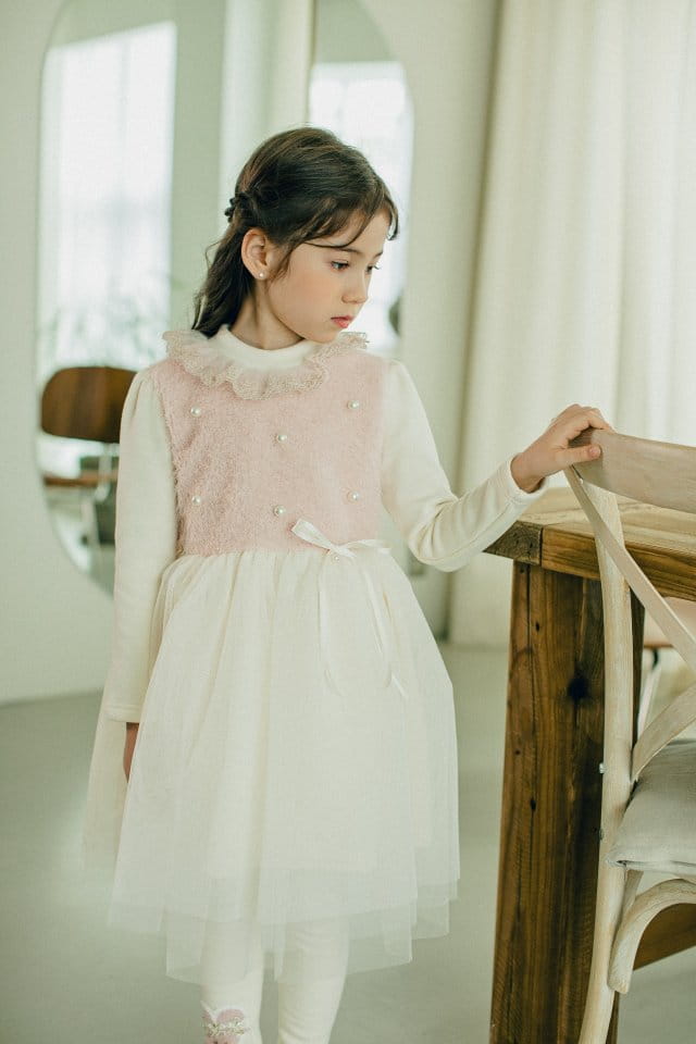 PUDDING - Korean Children Fashion - #Kfashion4kids - Pearl One-piece - 7