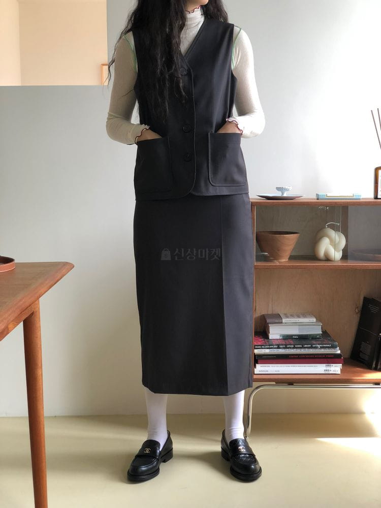 REPELLER - Korean Children Fashion - #Kfashion4kids - Raw Skirt