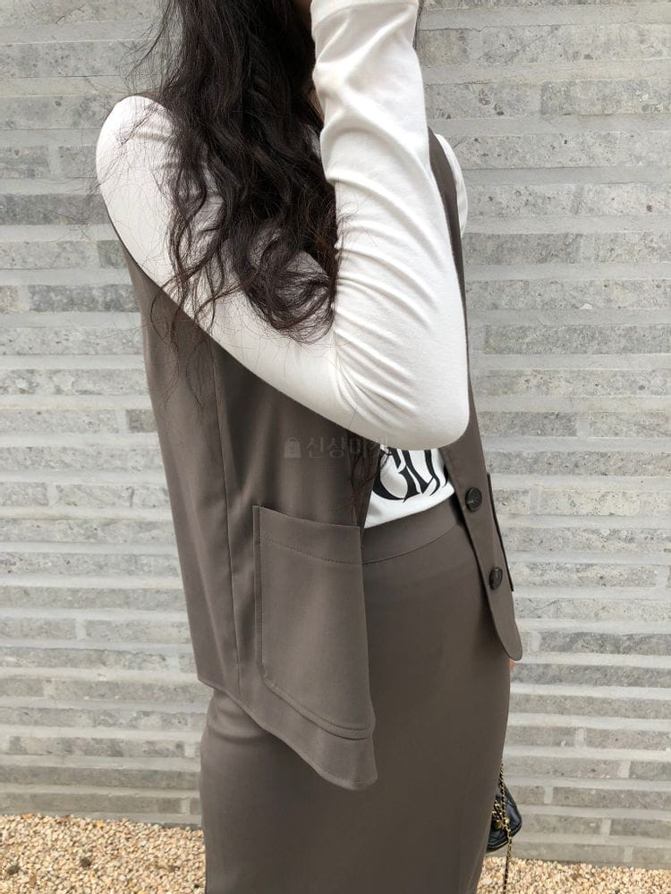 REPELLER - Korean Children Fashion - #Kfashion4kids - Raw Vest - 3