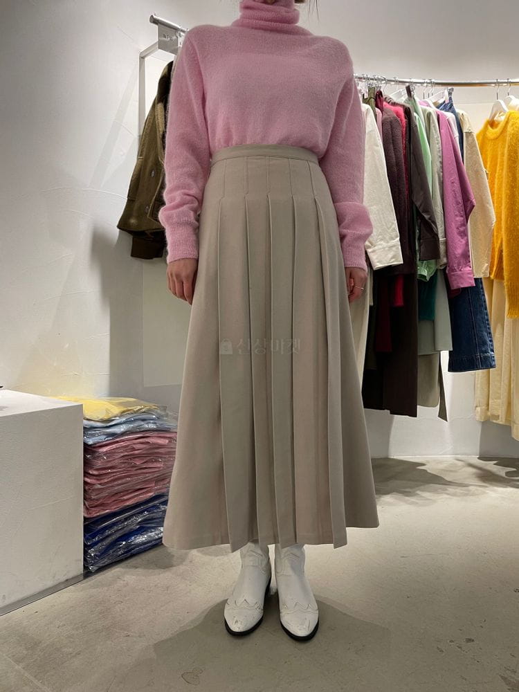 ROOMK - Korean Children Fashion - #Kfashion4kids - Front Wrinkle Skirt