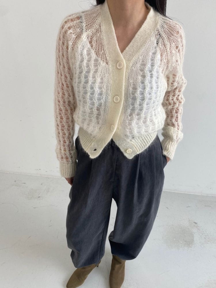 ROOMK - Korean Children Fashion - #Kfashion4kids - Mohair Cardigan - 2