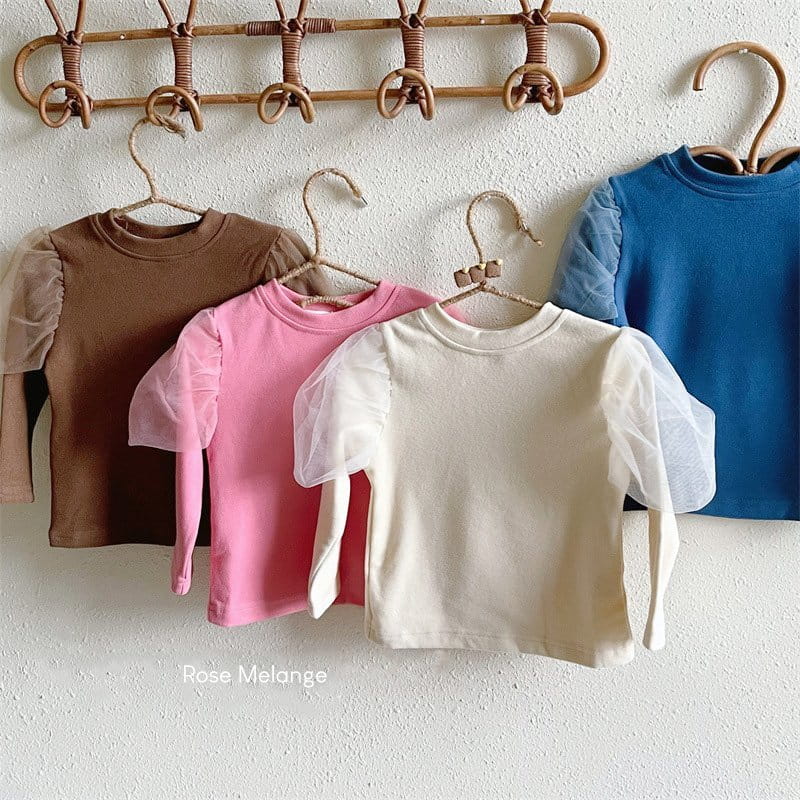 ROSE MELANGE - Korean Children Fashion - #Kfashion4kids - Parfait Puff Tee - 10