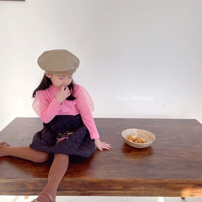 ROSE MELANGE - Korean Children Fashion - #Kfashion4kids - Parfait Puff Tee - 7