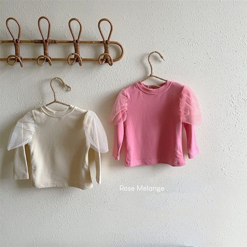 ROSE MELANGE - Korean Children Fashion - #Kfashion4kids - Parfait Puff Tee - 9