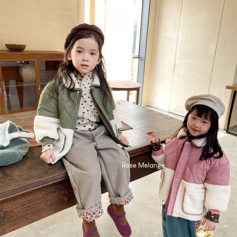 ROSE MELANGE - Korean Children Fashion - #Kfashion4kids - Merry Flower Bonding Pants - 3