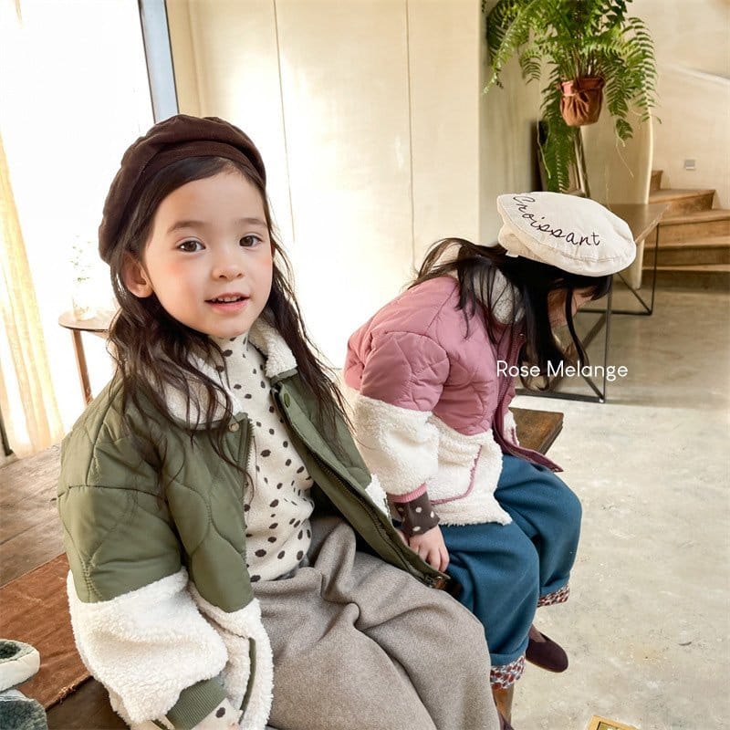 ROSE MELANGE - Korean Children Fashion - #Kfashion4kids - Merry Flower Bonding Pants - 5
