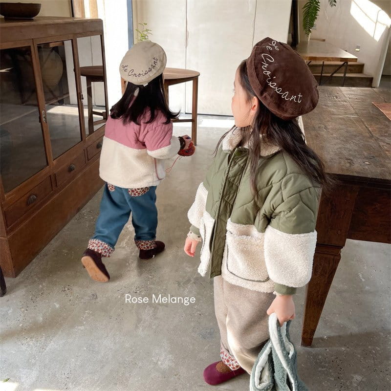 ROSE MELANGE - Korean Children Fashion - #Kfashion4kids - Merry Flower Bonding Pants - 7