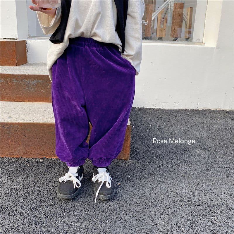 ROSE MELANGE - Korean Children Fashion - #Kfashion4kids - Winky Corduroy Pot Pants - 3