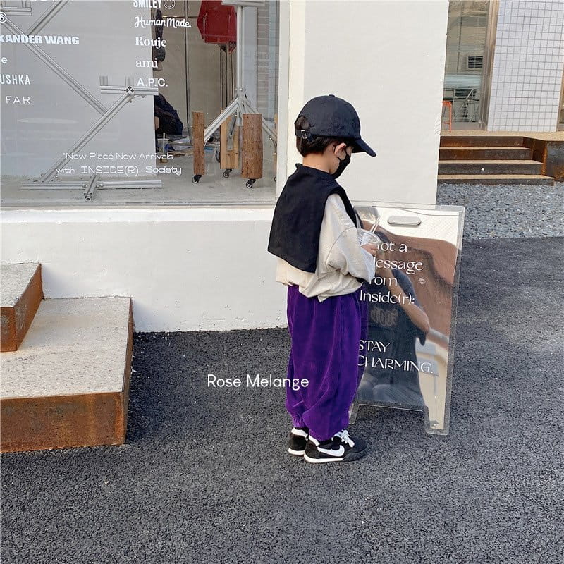 ROSE MELANGE - Korean Children Fashion - #Kfashion4kids - Winky Corduroy Pot Pants - 4