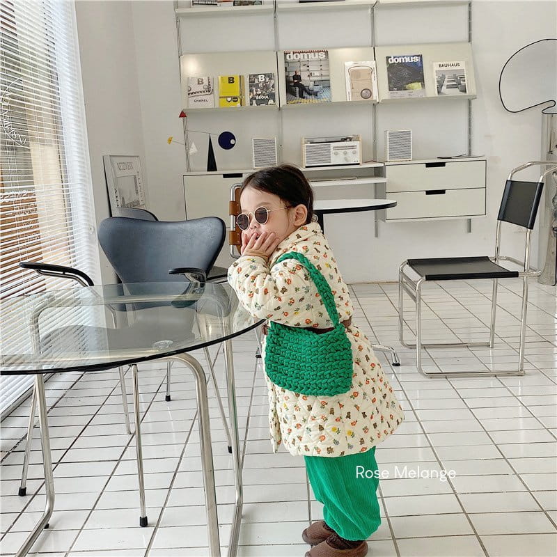 ROSE MELANGE - Korean Children Fashion - #Kfashion4kids - Winky Corduroy Pot Pants - 6