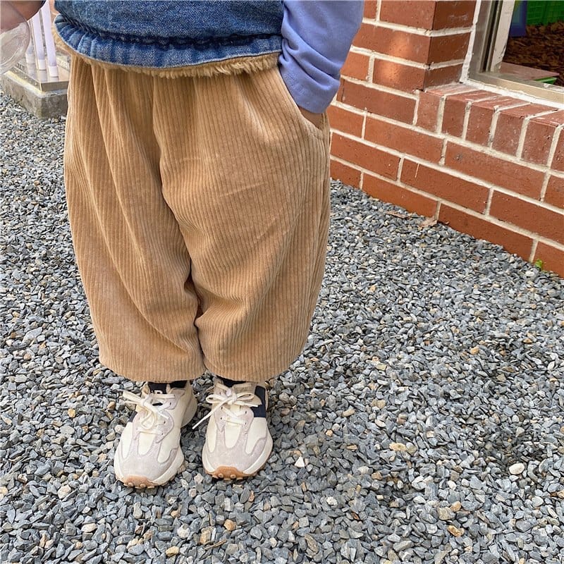 ROSE MELANGE - Korean Children Fashion - #Kfashion4kids - Winky Corduroy Pot Pants - 7