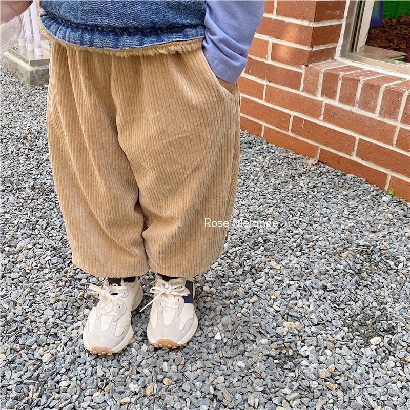 ROSE MELANGE - Korean Children Fashion - #Kfashion4kids - Winky Corduroy Pot Pants - 8