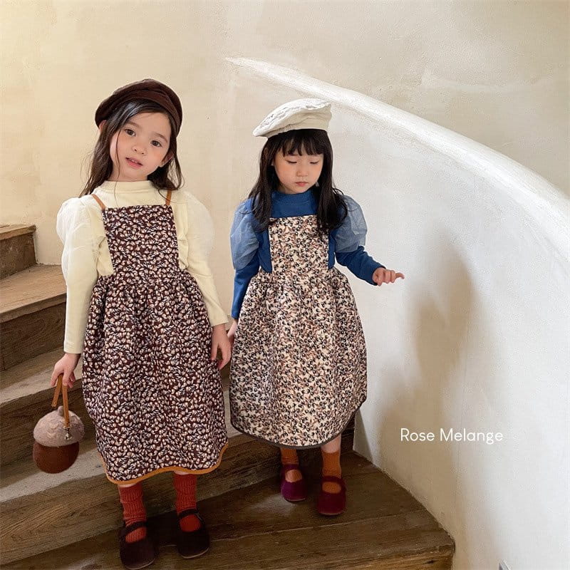 ROSE MELANGE - Korean Children Fashion - #Kfashion4kids - Acorn Quilting One-piece - 3