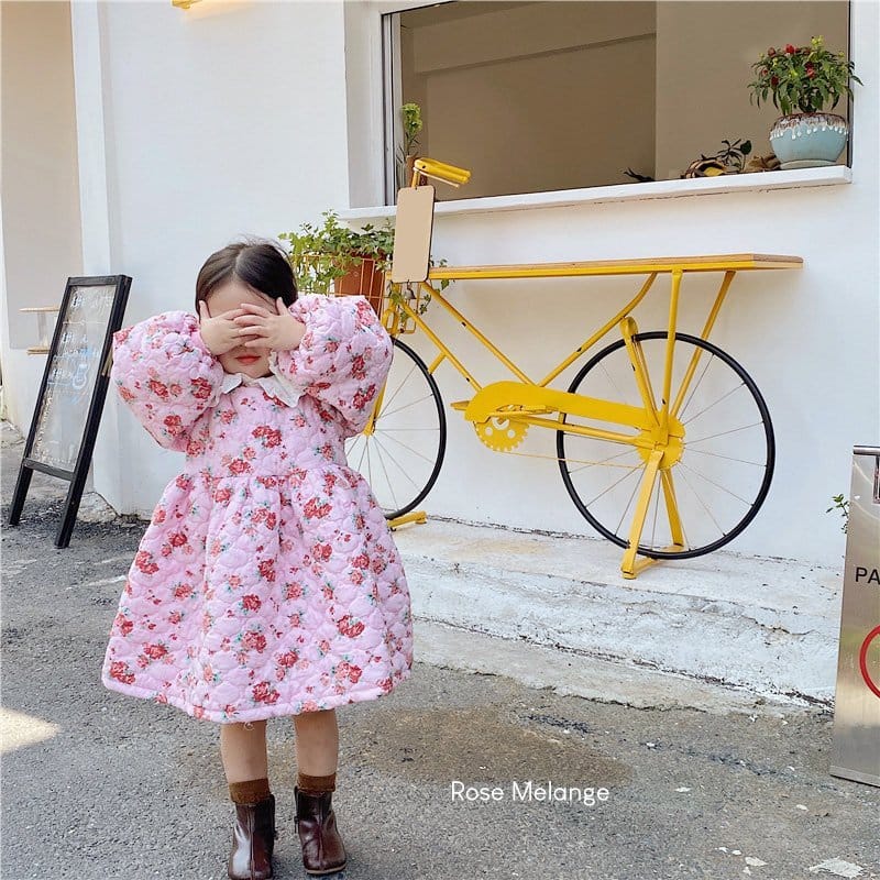 ROSE MELANGE - Korean Children Fashion - #Kfashion4kids - Rosa Quilting One-piece - 3