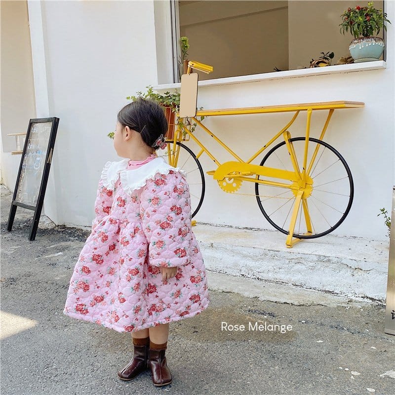 ROSE MELANGE - Korean Children Fashion - #Kfashion4kids - Rosa Quilting One-piece - 4